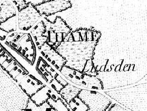 Part of the 1797 Davis map